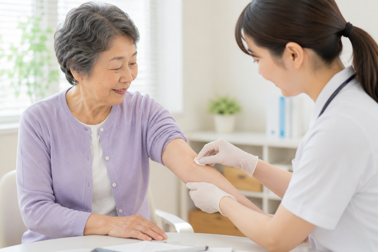 予防接種・健康診断のイメージ